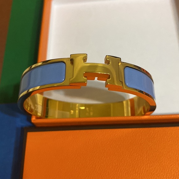 RARE HERMÈS CLIC H BRACELET - Picture 17 of 17